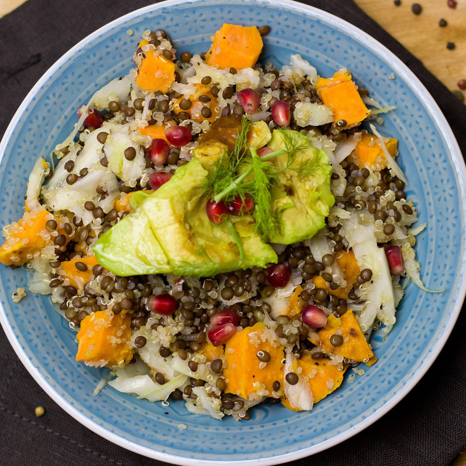 Linsengerichte zum  Wein