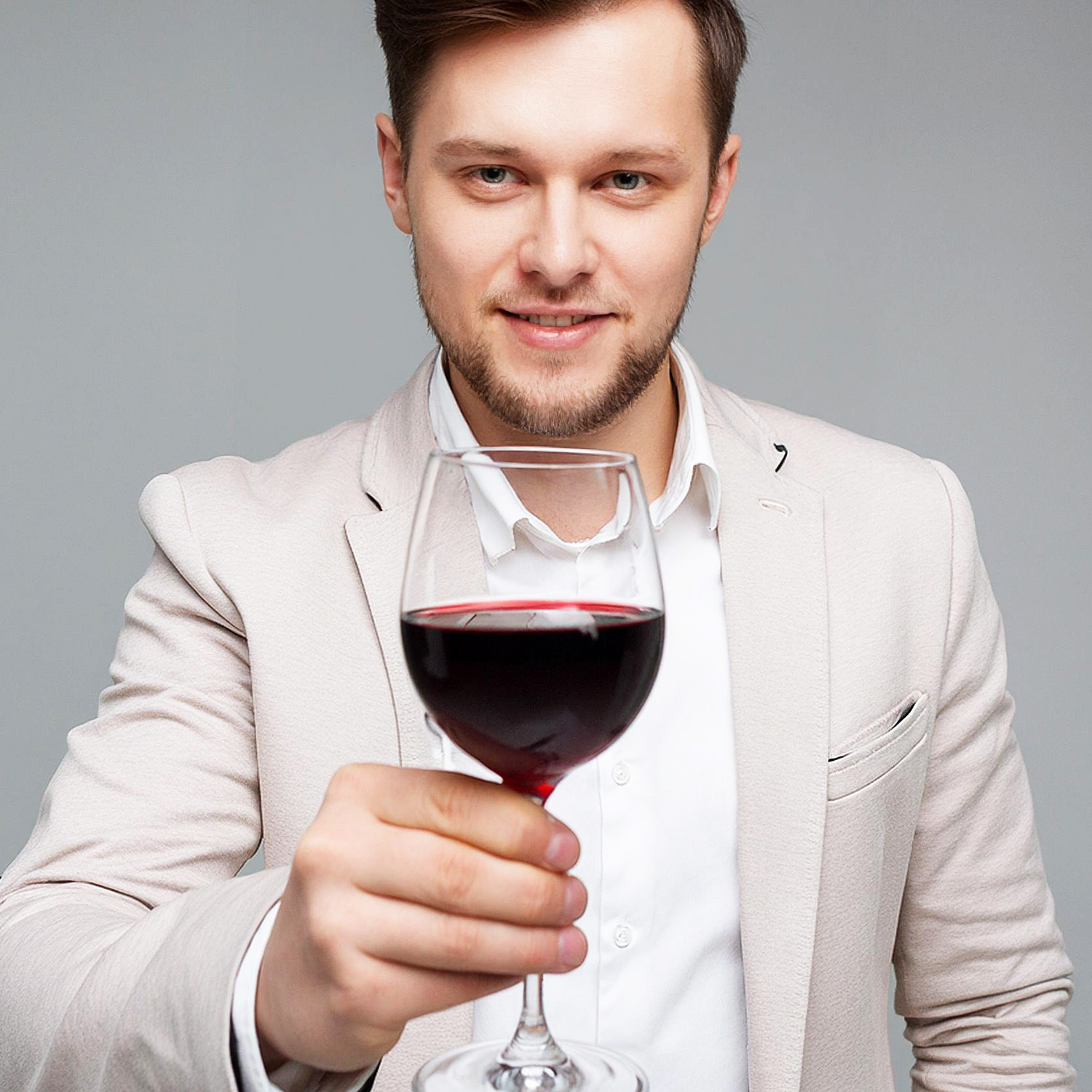 Ausgezeichnet köstlicher Rotwein