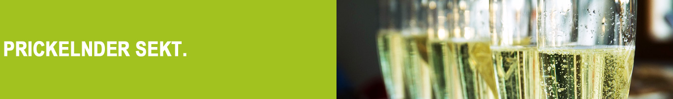 Prickelnder Sekt (Schaumwein)