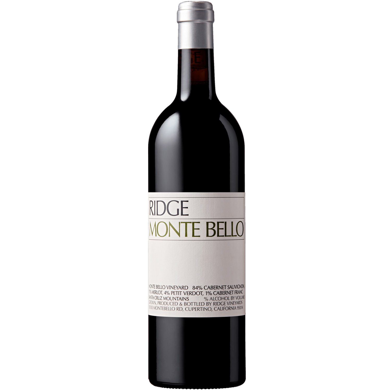 Ridge Monte Bello 2018