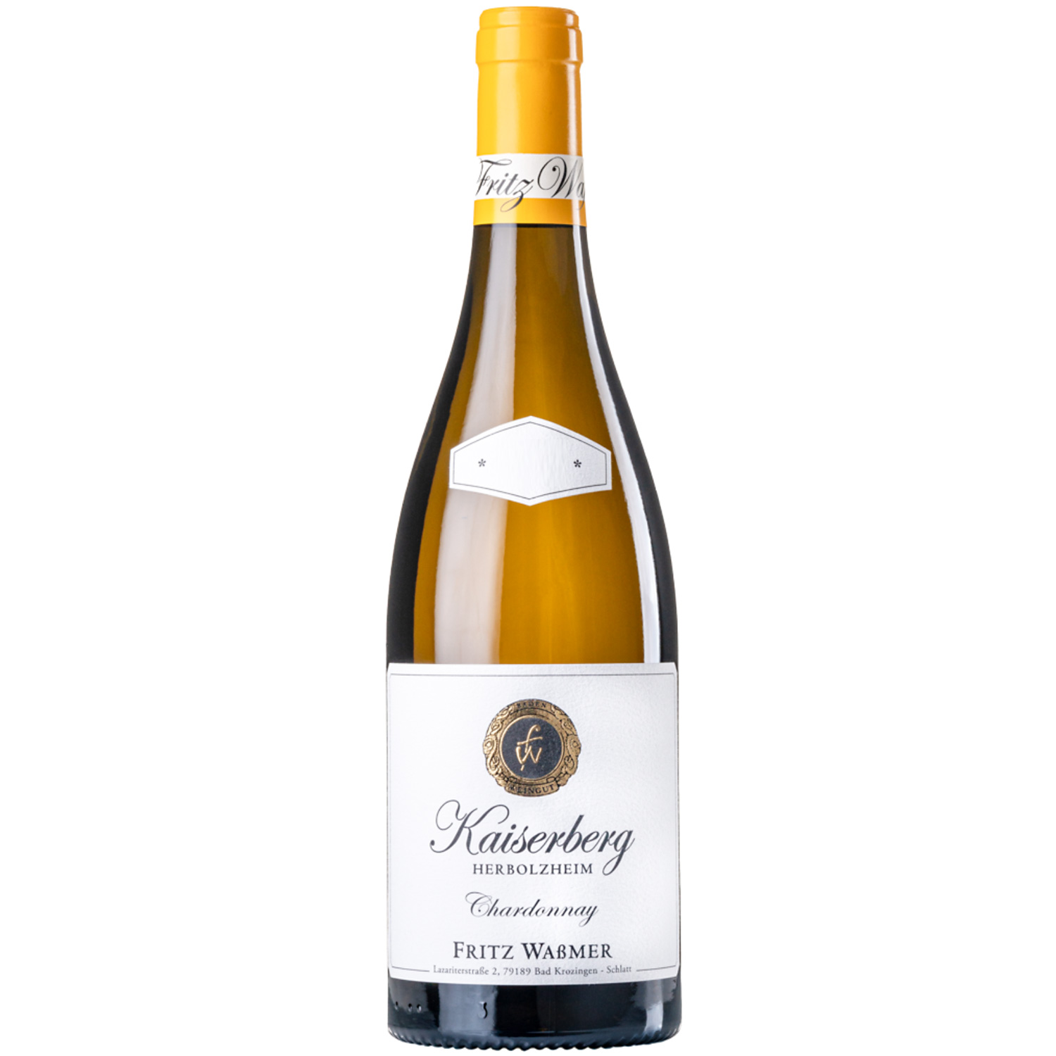 Fritz Waßmer Kaiserberg Herbolzheim Weißer Burgunder 2020