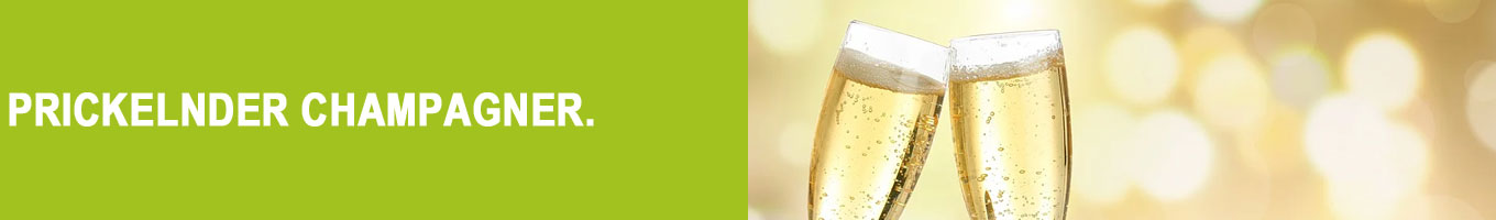 Prickelnder Champagner bei Vinum Nobile