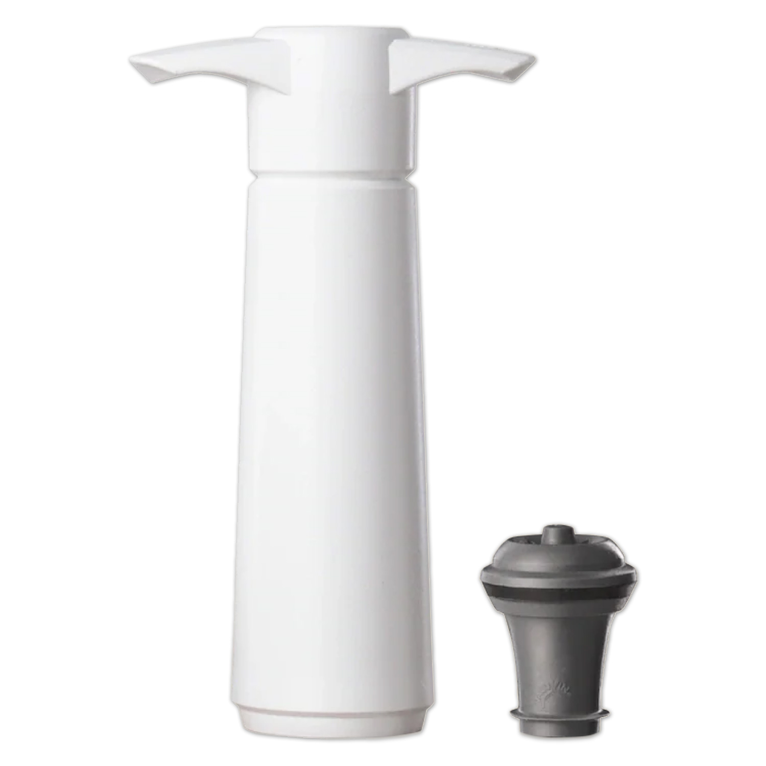 Vacu Vin Wein-Vakuum-Pumpe weiß mit 1 Stopfen