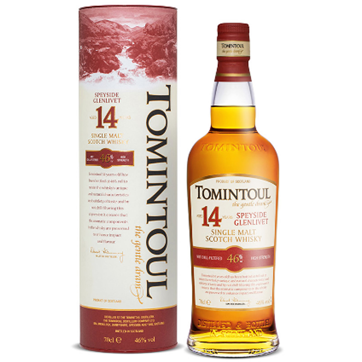 Schottischer Whisky Tomintoul 14 Speyside Glenlivet Single Malt