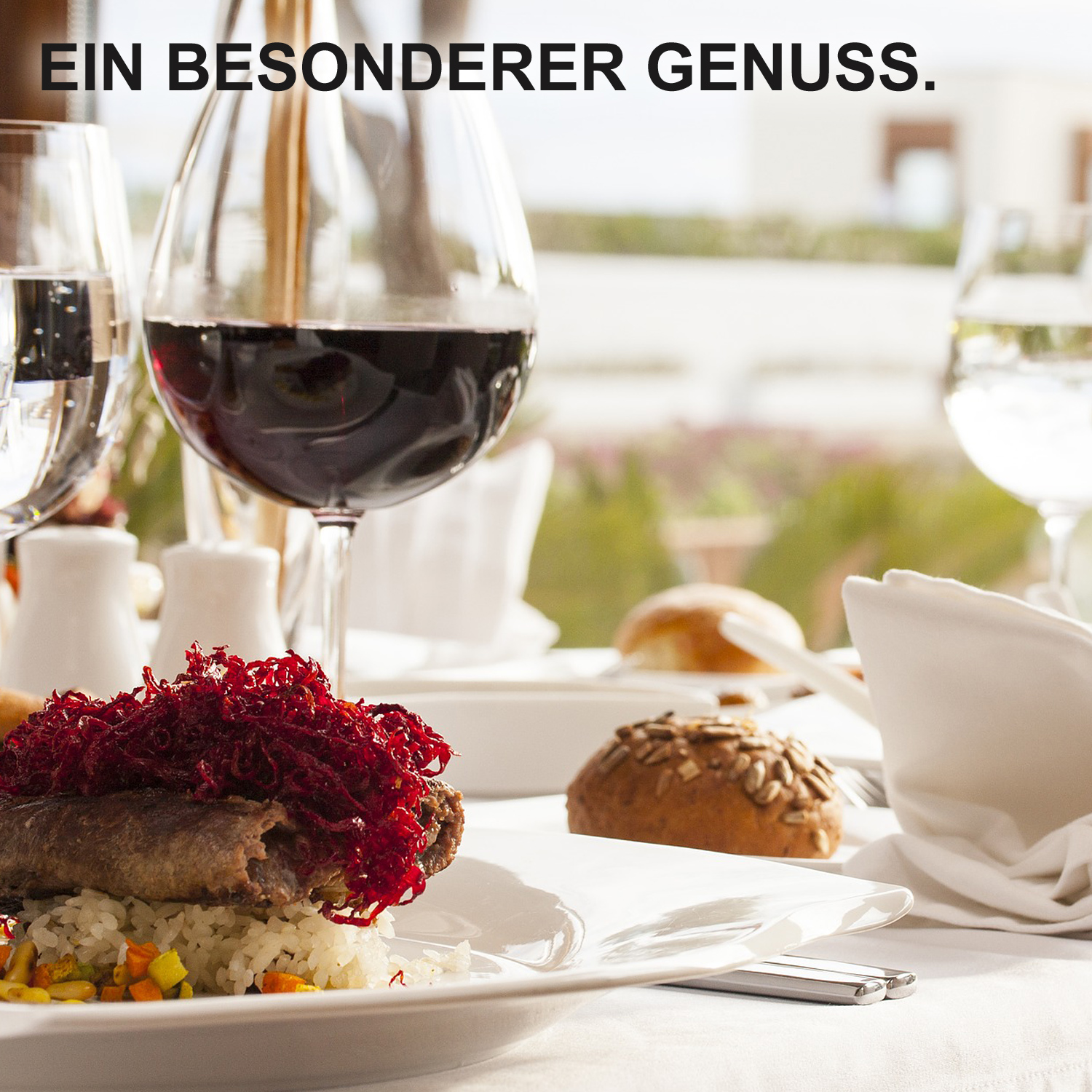 Besonderer Rotwein Genuss